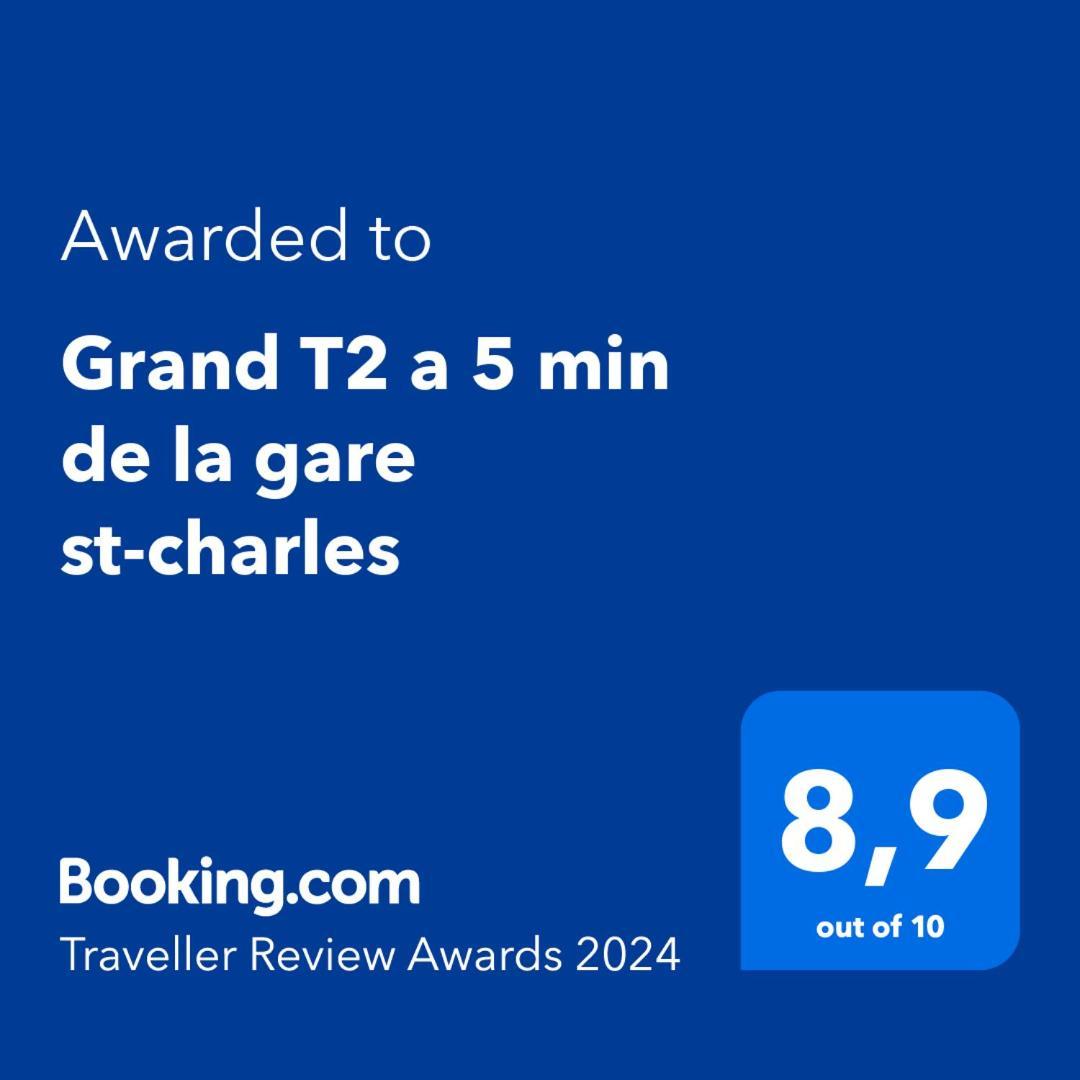 Апартаменти Grand T2 Climatise A 5 Min De La Gare St-Charles - Vieux Port Марсель Екстер'єр фото